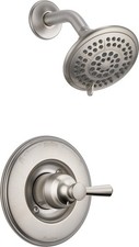 Delta T14293-SS Linden 14 Series Shower Trim Kit 5-Spray Head Stainless No Valve