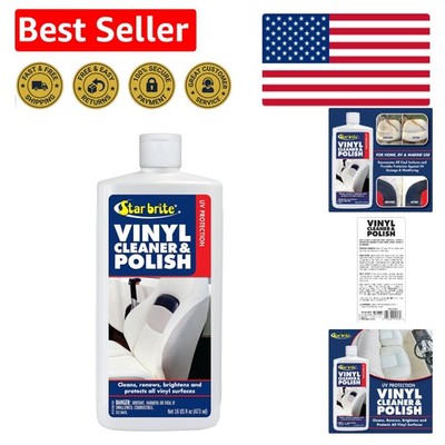 Vinyl Cleaner, Polish & Protectant - Clean, Renew, Brighten & Protect All Vin...