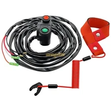 Lanyard Start Stop Kill Switch for Kawasaki Jet Ski 650 SX TS 650 1989 1990-1996