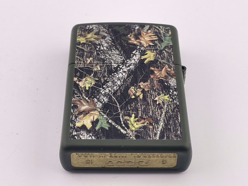 2013 MOSSY OAK BREAKUP GREEN MATTE ZIPPO LIGHTER RARE - Picture 9 of 9