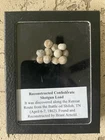 Reconstructed Confederate Shotgun Load In Display Case