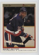 1990-91 O-Pee-Chee Premier Brent Sutter #115 y0i