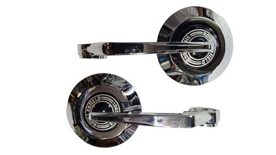 Passend für Royal Enfield Meteor Classic Bullet 350 Lenkerendenspiegel Paar C...
