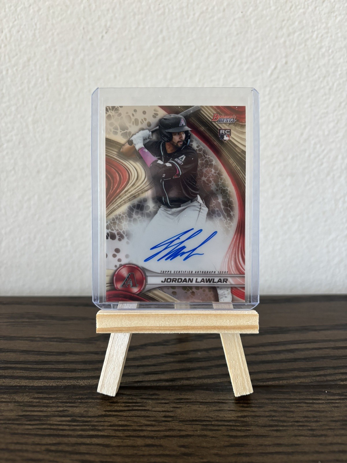 2024 Bowman's Best Jordan Lawlar Auto RC Refractor #B24-JL Diamondbacks