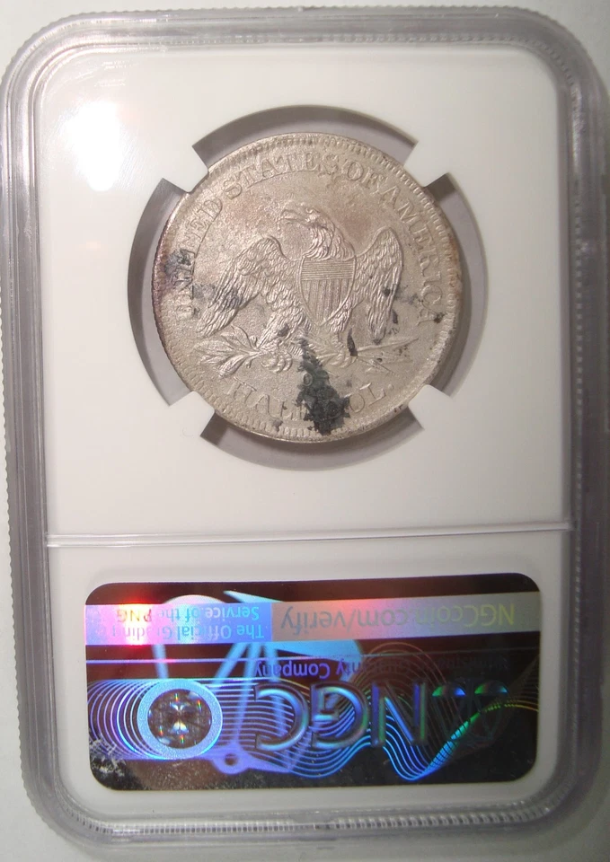 1861-O Confederate Issue Seated Liberty Half Dollar SS Republic Shipwreck  NGC - Image 4 of 4