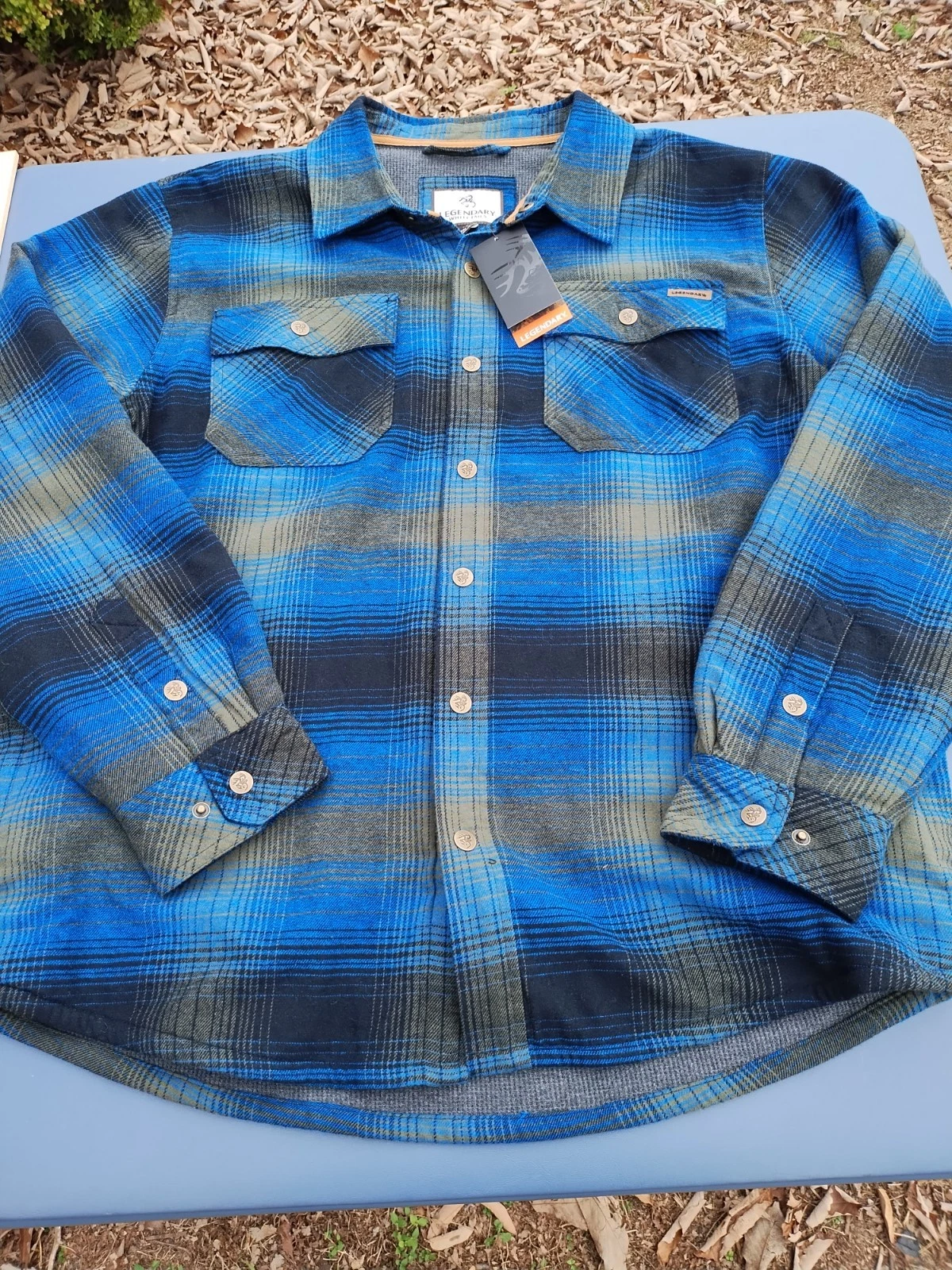 Legendary Whitetails Men's Archer Thermal Lined Flannel Shirt Jacket XLT