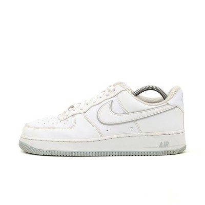 Nike Herren Air Force 1 Low Sportschuh Weiß Leder Air-ämpfung Sneaker EU 42,5