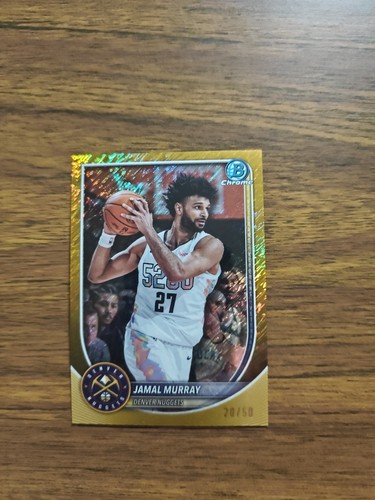 2025-26 Topps Bowman Chrome Jamal Murray #BCV-101 Gold Shimmer Refractor # /50
