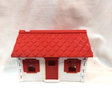 Bachmann Cape Cod House Red/White Snap Together 1950's Plasticville O S Ga.