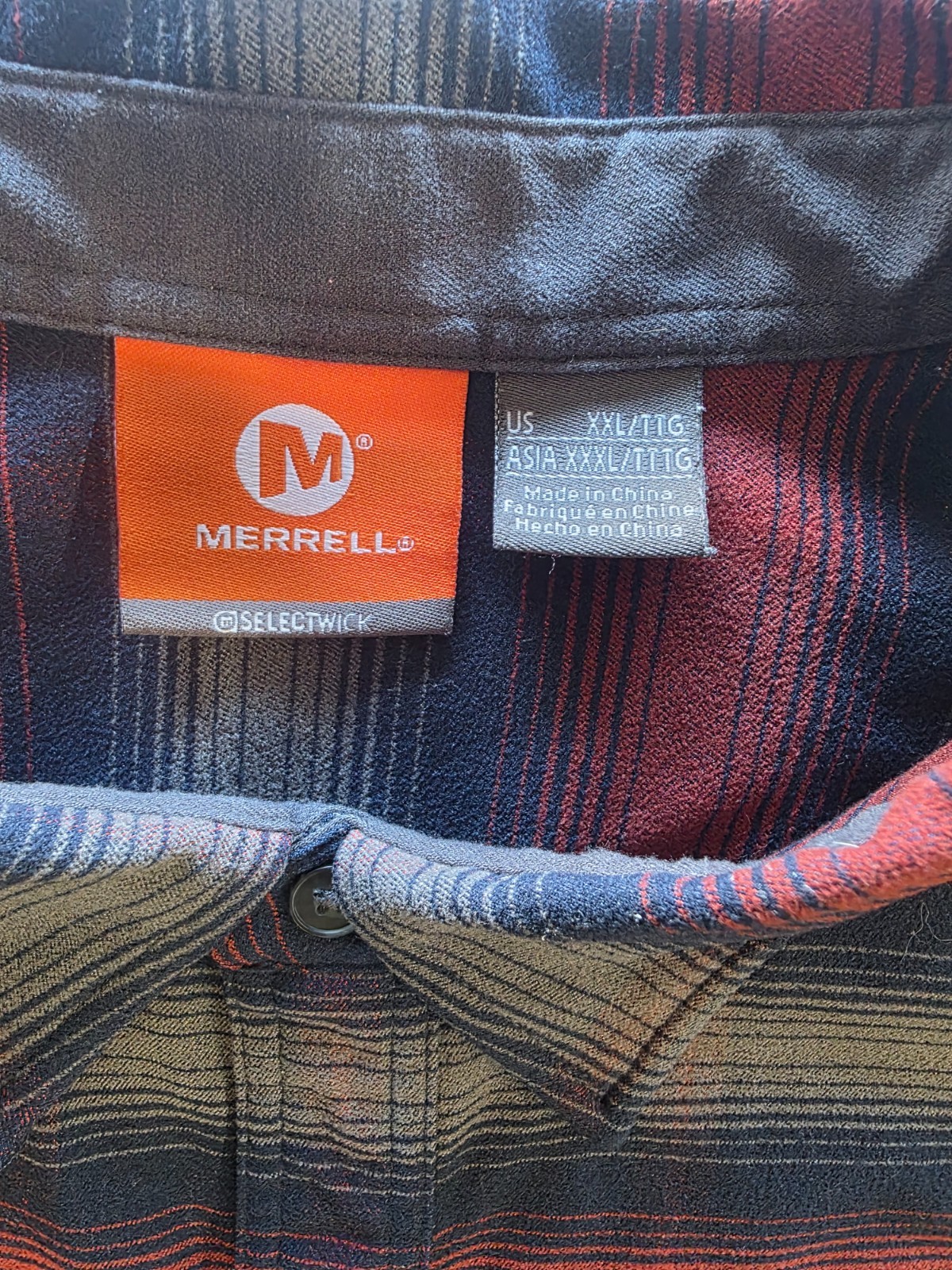 Merrell Select Wick Plaid Performance Flannel Lon… - image 7