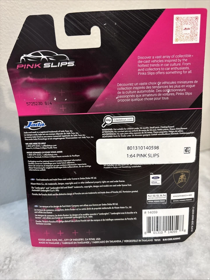 Jada Pink Slips - Nissan Z Blanco 🌸 Flor de Cerezo Japonés🌸 Muy Buen Estado 1:64 Foto 2 de 2