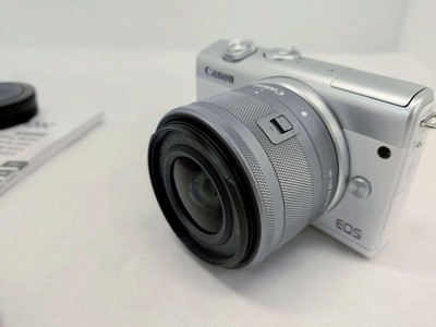 Canon EOS M200 EF-M14-45mm Lens Kit White 849130 | eBay
