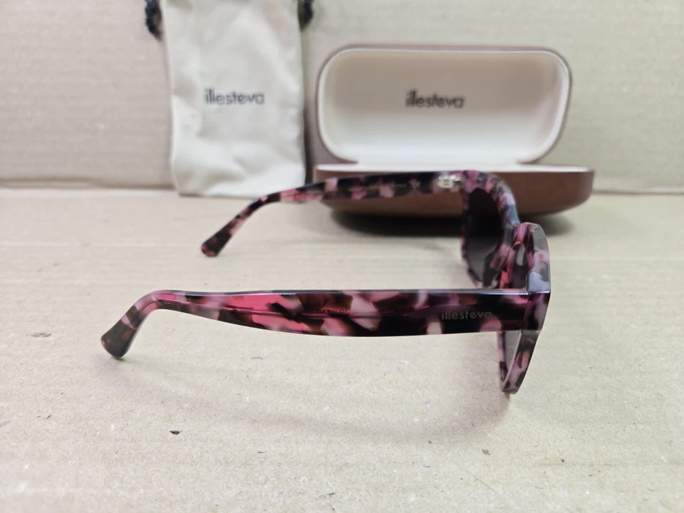 Gafas de sol Illesteva Mohawk C3 rosa tortuga usadas hechas en Italia Foto 4 de 4