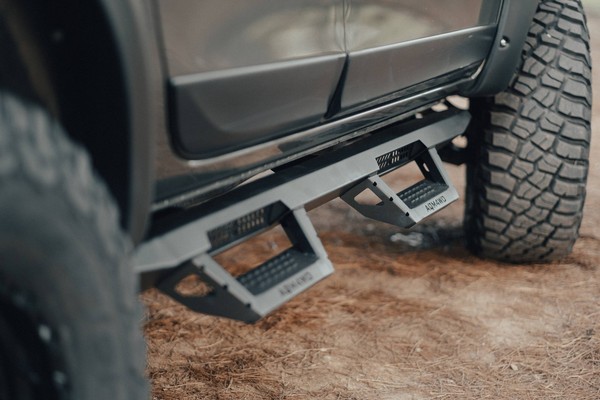 Premium AQM Rock Slider Trittbretter Seitenschutz FüR Ford Ranger VW Amarok Bj23-image