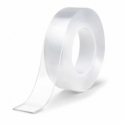 Nano Double Sided Tape Clear Strong Adhesive Removable 39in x 0.87in