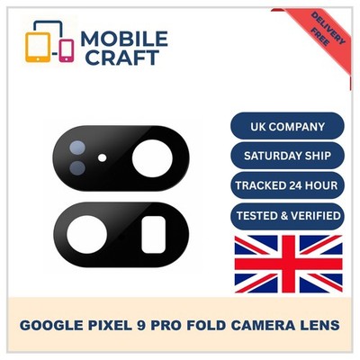 Für Google Pixel 9 Pro Klappbare Rückseite Kamera Linse Glas Selbstklebend Ersatz UK