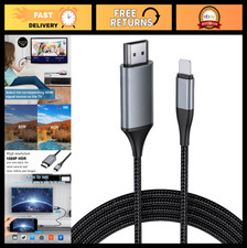 13.2ft HDMI Cable for iPhone/iPad - 1080P HD Digital AV Adapter, No Power Needed