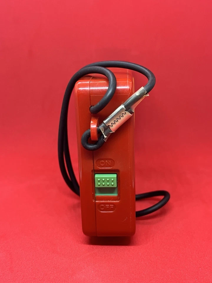 Sony ICF-1 Red Vintage Portable FM Radio Receiver Tested And Working - Image 4 of 4