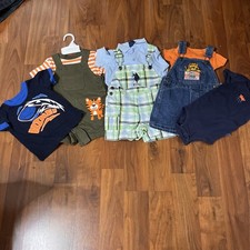 Baby Boy Variety Clothing Shirts Jumpers Size 9-12 months Lot Of 5 New And Used
