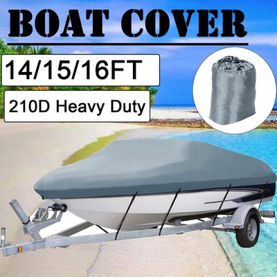 NEVERLAND 210D Bootsplane V Rumpf Bootpersenning Abdeckung Wasserdicht UV Cover