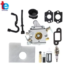 For MS170 MS180 MS180C 017 018 Chainsaw Carburetor Air Filter Tune Up Kit
