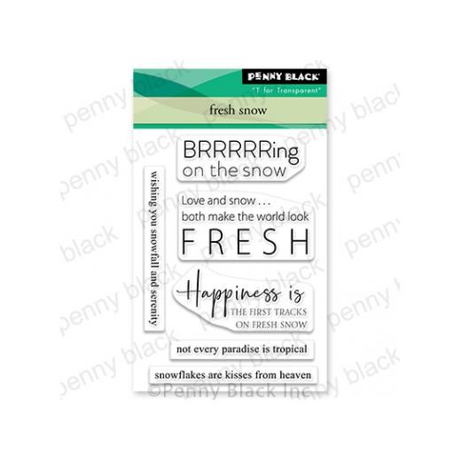 Penny Black Clear Stamps - Fresh Snow 30-852