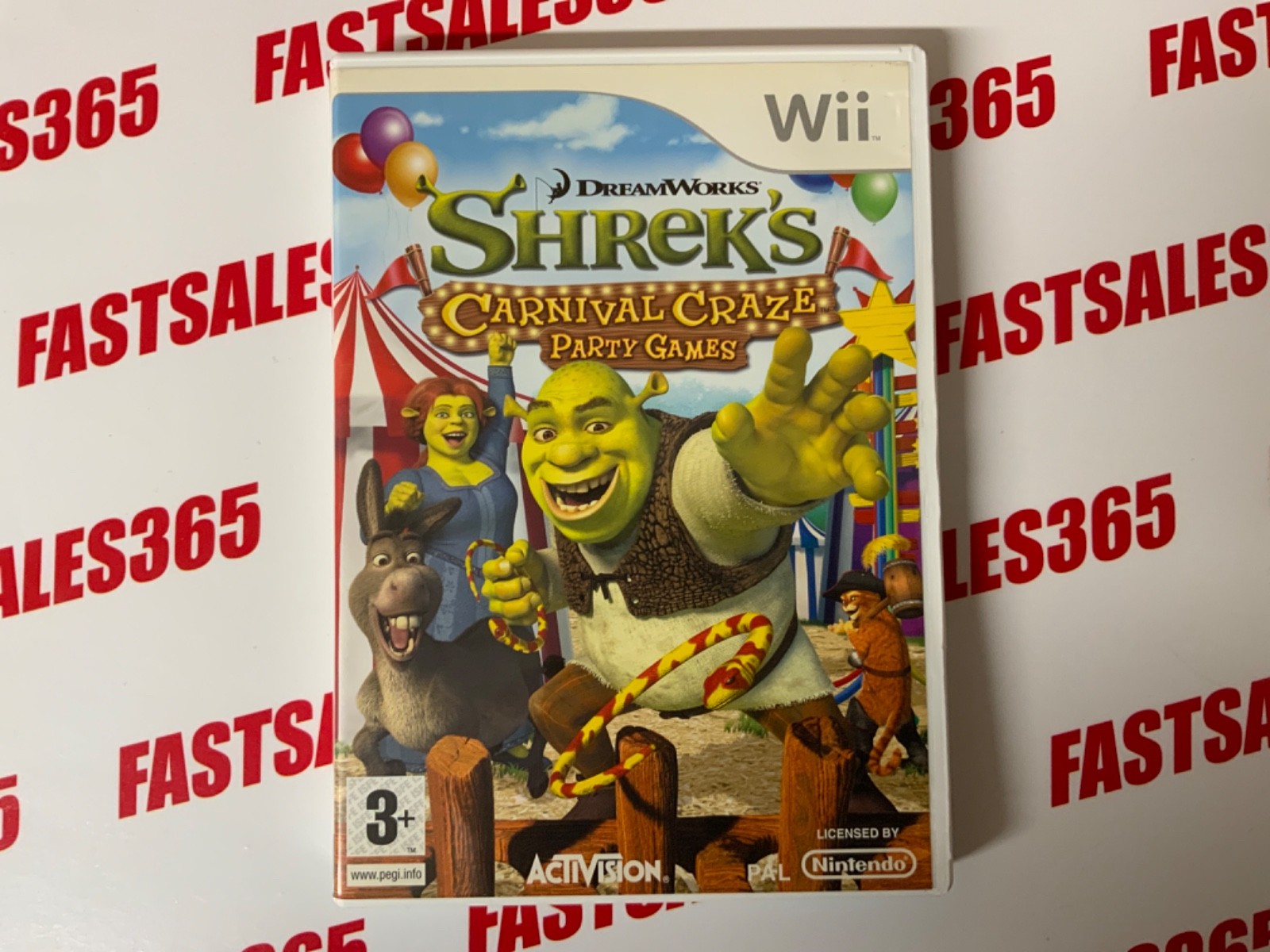 Shrek's Carnival Craze (Wii)  Great Condition.
