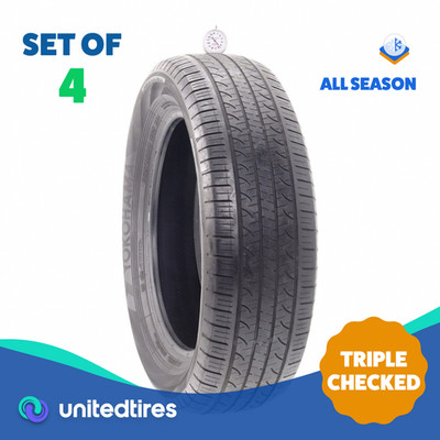 Set of (4) Used 225/60R18 Yokohama Avid GT S35 100H - 5.5-7.5/32 (16KM2)
