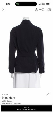 Max Mara Jacket Utility Size M