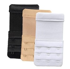 Women's Bra Extender 3 Hook / 2 Hook Bra Assorted, 3 Hook 3/4 Inch Spacing