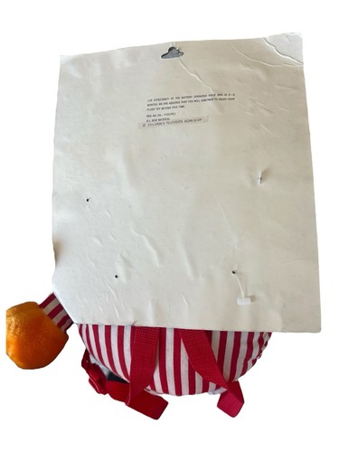 Mochila de peluche Ernie Sesame Street Muppet vintage 1997 Roma Kids Sing and Snore - Imagen 10 de 11