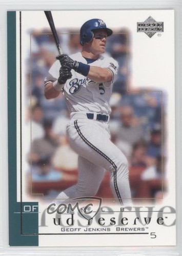 2001 Upper Deck Reserve Geoff Jenkins #101 card