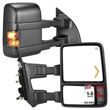 Towing Mirrors Compatible with For 99-07 Super Duty With Arrow turn signal