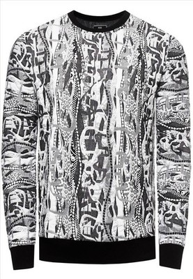 Rusty Neal Herren Sweatshirt Streetwear 90er New York Regular Fit R-19132