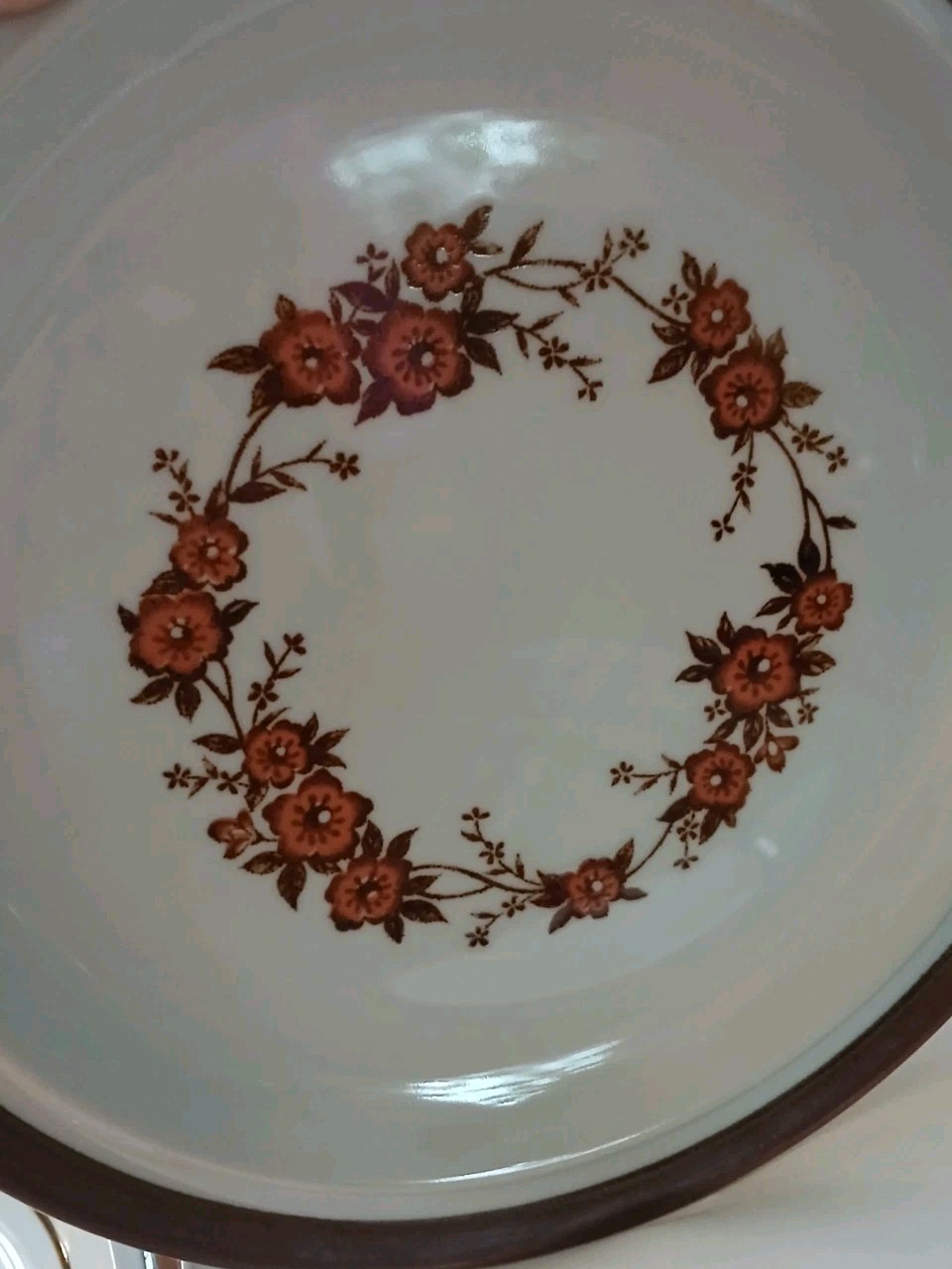 Vintage Sierra Stoneware "Garland"  4-Pc Dinner Set Oven To Table Dish Set 