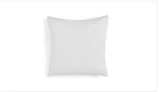 Hotel Collection Linen/Modal Blend Decorative Pillow, 20" X 20", White