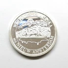 1984  Alaska 25yrs Westours NIEUW AMSTERDAM 1 Oz .999 Silver Proof Round