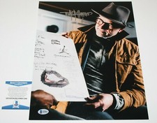 TINKER HATFIELD NIKE AIR JORDAN DESIGNER SIGNED 11x14 SHOE DESIGN BECKETT COA