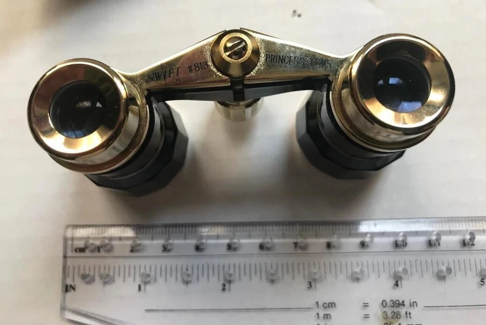 VINTAGE SWIFT #813 OPERA GLASSES WITH CARRY BAG - Image 4 of 4