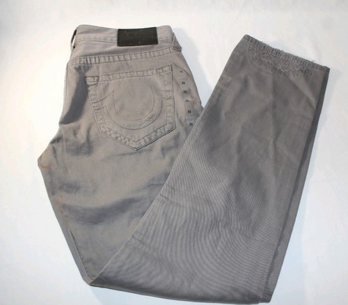 True Religion Geno grau entspannt schmal distressed 199,00 $ Denim Jeans 31 x 32 neu - Bild 8 von 9