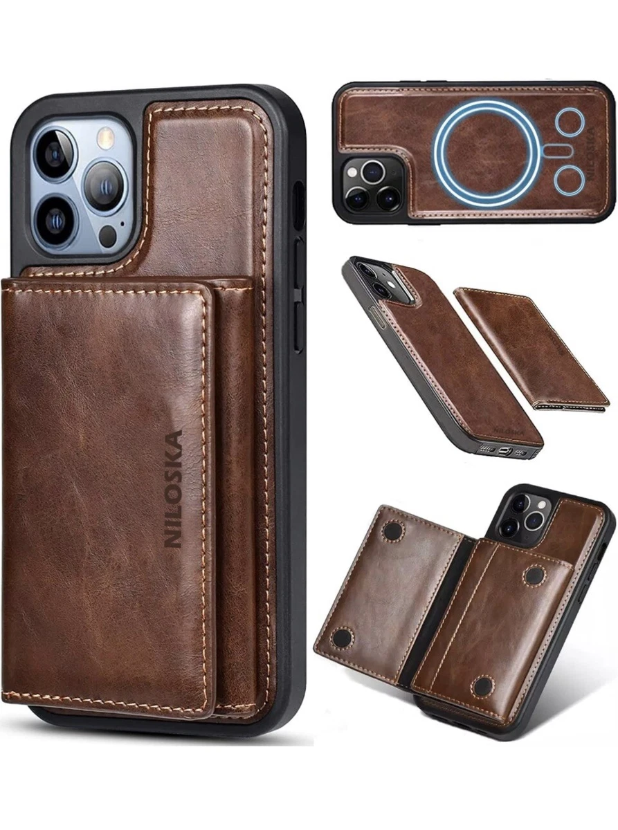 Leather cheap phone wallet