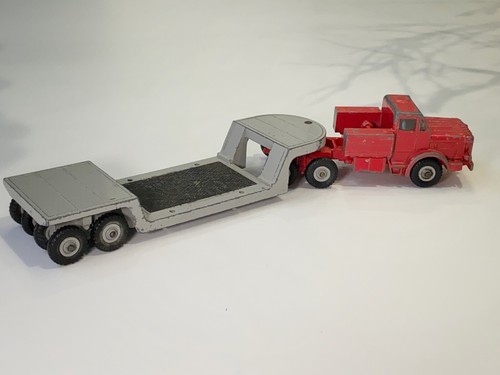 Thornycroft Antar Low Loader Transporter Lorry/Wagon - Dinky Toys- 986 - Vintage - Picture 2 of 2
