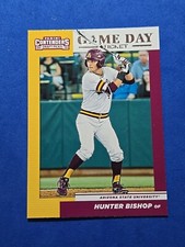 2019 Hunter Bishop ROOKIE RC Panini Contenders Draft Picks Game Day Ticket #9
