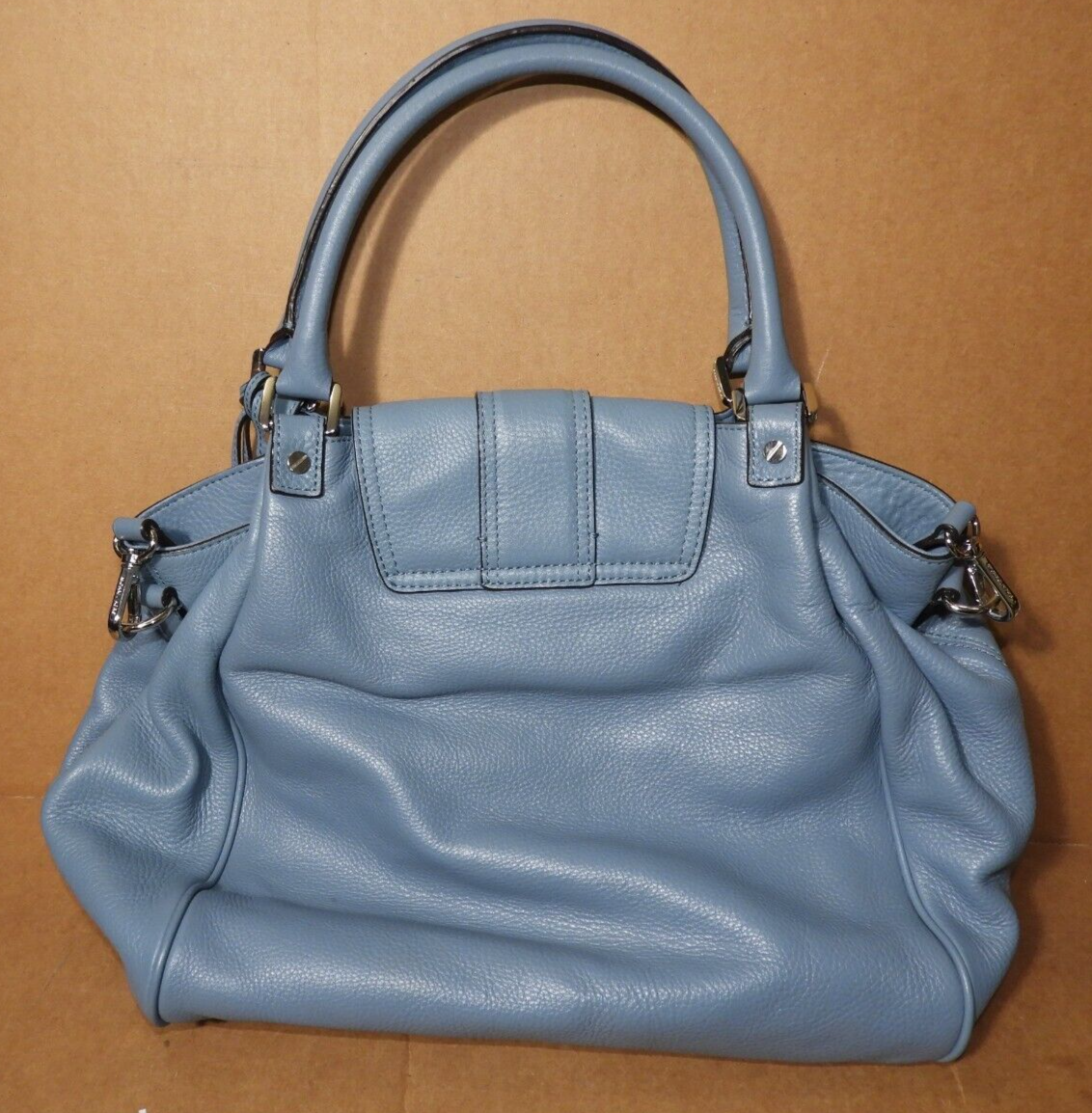 MICHAEL KORS 2 WAY HANDBAG SHOULDER BAG LEATHER (AQ-1204) GRAY