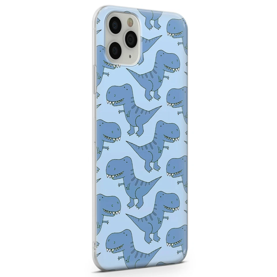Cute Dinosaur Phone Case Dinos Cover Jurassic IPhone 12 11 XR XS 7 8 SE - Изображение 2 из 4