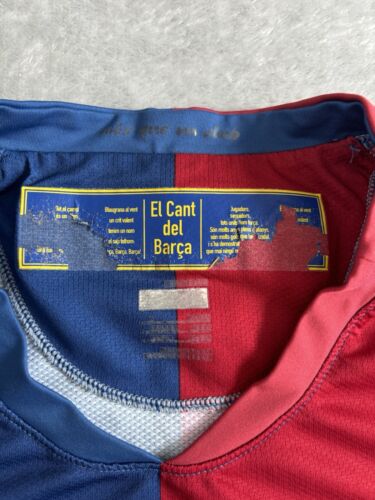 BARCELONA 2008/2009 CL HOME FOOTBALL SHIRT NIKE JERSEY SIZE M ADULT - Picture 4 of 9