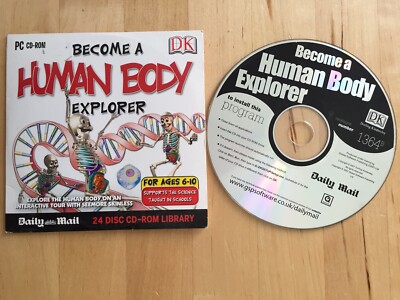 PC 2007 CD-ROM - DK - BECOME A HUMAN BODY EXPLORER ages 6-10  5060087870052
