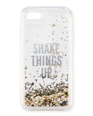 KATE SPADE New York SHAKE THINGS UP Clear Liquid Glitter Case for iPhone 7 ($50)
