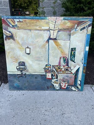 Jamie Rauchman 1986 4ft 4.25  X 4ft 10  Artwork Signed