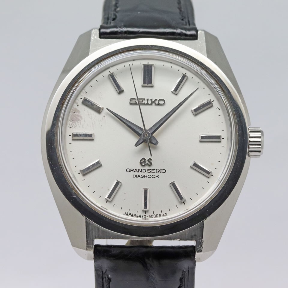【売り切り御免!】 SEIKO GRAND 44GS Silver Winding Manual Vintage Ref.4420-9000 パーツ